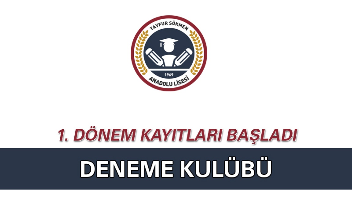 Tayfur Sökmen Anadolu Lisesi Deneme Kulübü