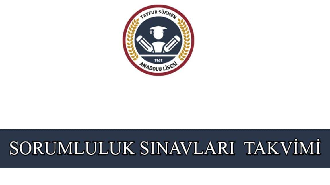 2024 - 2025 Eylül Sorumluluk Sınavları